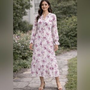 Altard state floral midis dress